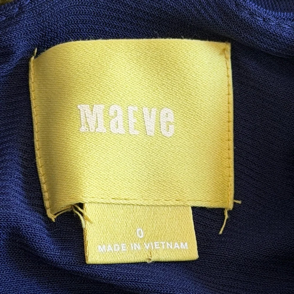 Anthropologie Maeve Yuma Maxi Dress Size 0 Blue - Picture 6 of 7